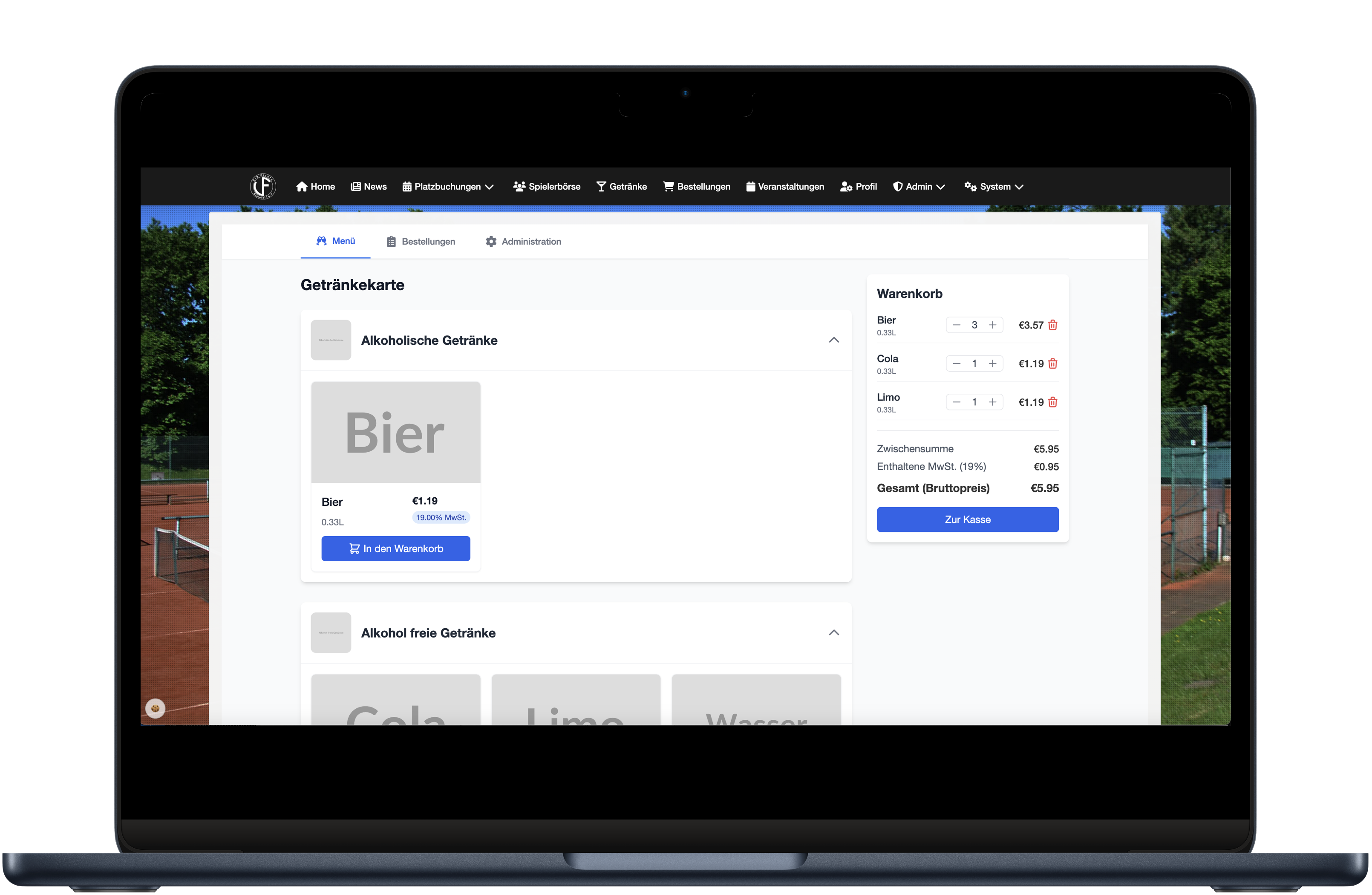 Buchungssystem Screenshot 8